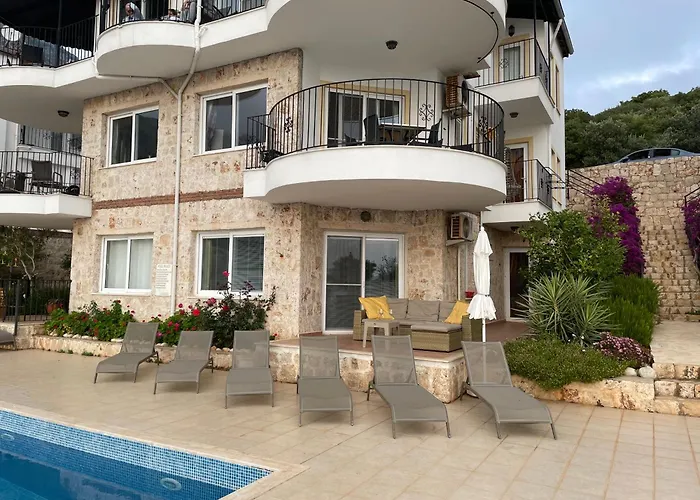 Carpici Kas, Luxury 3 Bed, 3 Bath, Duplex Appartement Kaş